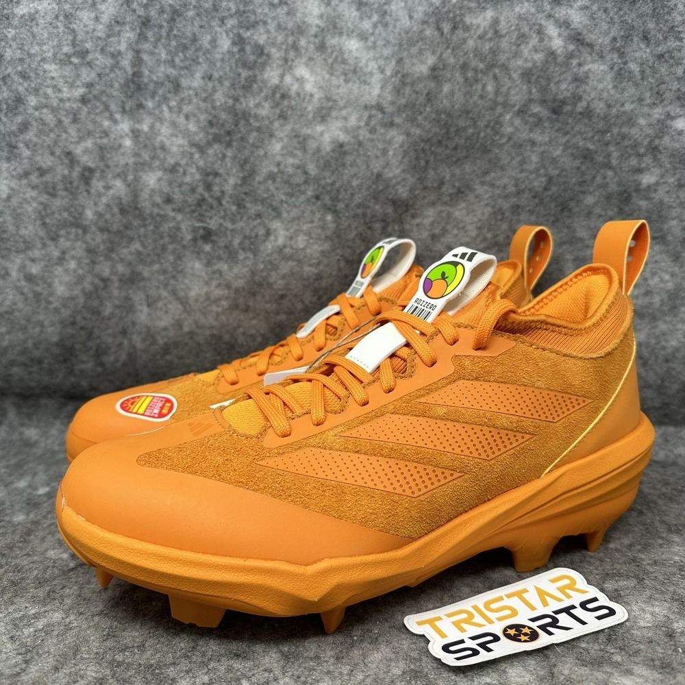 Adidas Adizero Impact TPU 2.0 Baseball Cleats Mens Size 8 Orange Somos JH9133